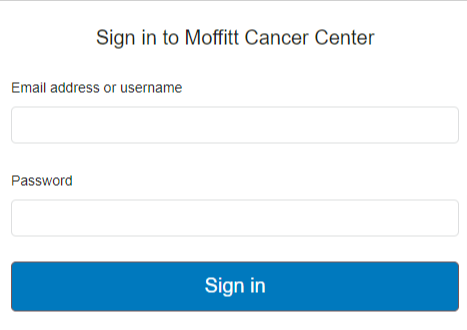 Moffitt Patient Portal Login
