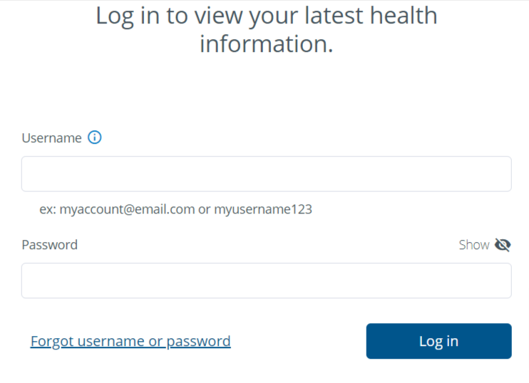 HCA Patient Portal Login