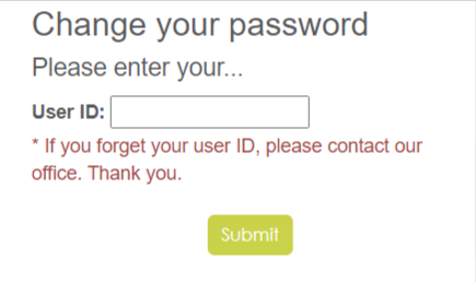 DIRM Patient Portal Password