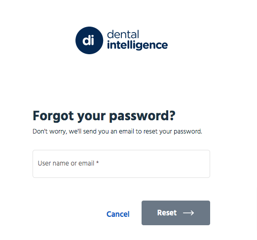 Modento Patient Portal Forget Password