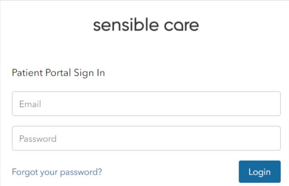 Sensible Care Patient Portal