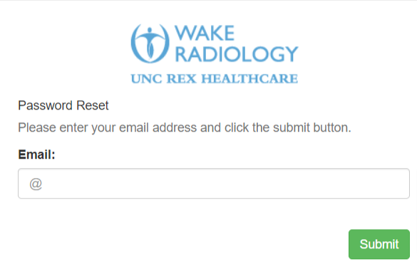 Wake Radiology Patient Portal Password