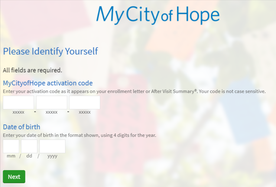 City of Hope Patient Portal