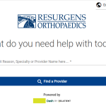 Resurgens Orthopaedics Patient Portal Login