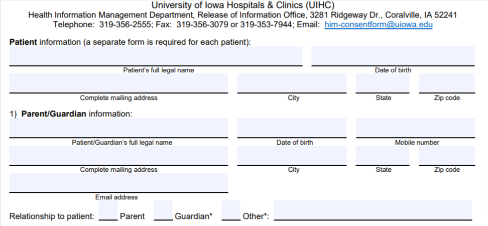 University of Iowa Hospital Patient Portal